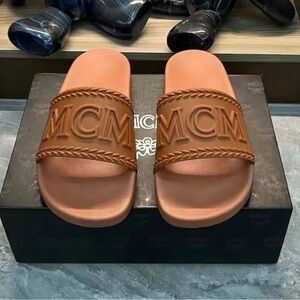 Tan Slide Sandals for Men o woman